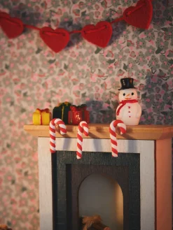 Sett Med Miniatyrjulepynt Julepynt|Nissedør Og Tilbehør