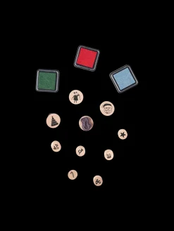 Sett Med Ministempler Julepynt|Dekorasjon