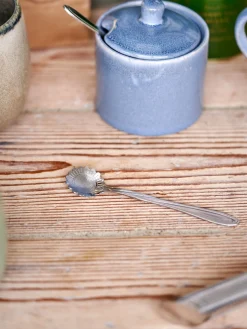 Hot Skje Formet Som En Solsikke Servise