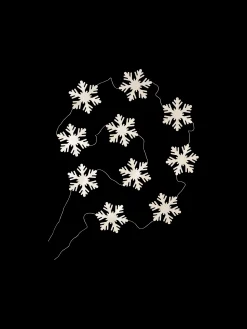 Clearance Snøkrystallgirlander Julepynt|Dekorasjon