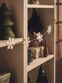 Clearance Snøkrystallgirlander Julepynt|Dekorasjon