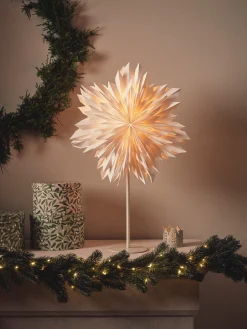 Outlet Snøkrystall-lampe Julepynt|Lamper