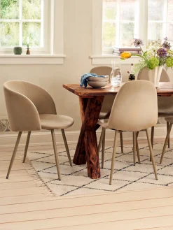 Sale Stol I Fløyel Stoler