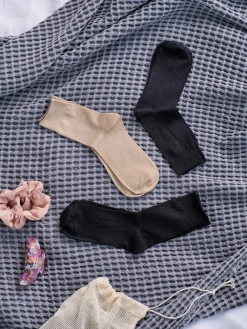 New Strømper 39/41 - 3 Stk Strømper Og Sko