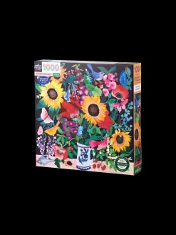 Clearance Summer Bouquet-puslespill Med 1000 Brikker Puslespill Og Spill