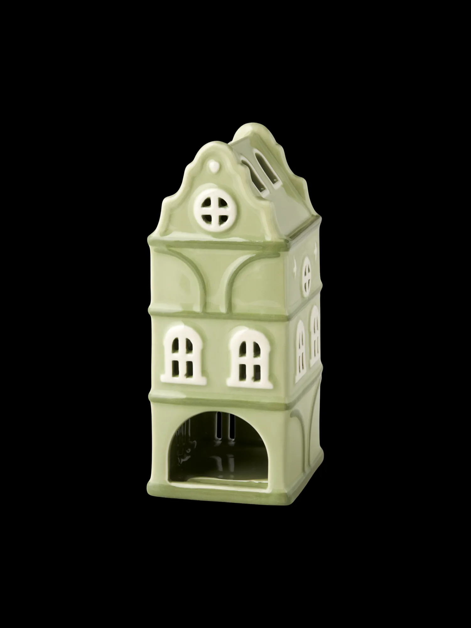 Telysholderhus Julepynt|Lysestaker