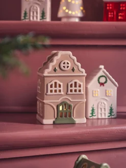 Sale Telysholderhus Julepynt|Lysestaker