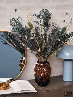 Tørkede Blomster Mystic Blue Medium Dekorasjon