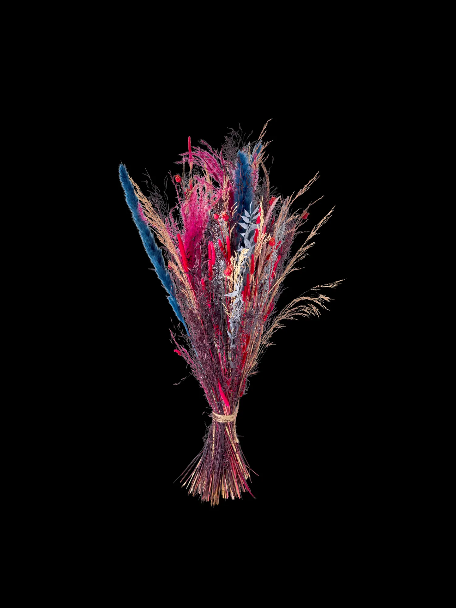 Outlet Tørkede Blomster Pink Medium Dekorasjon