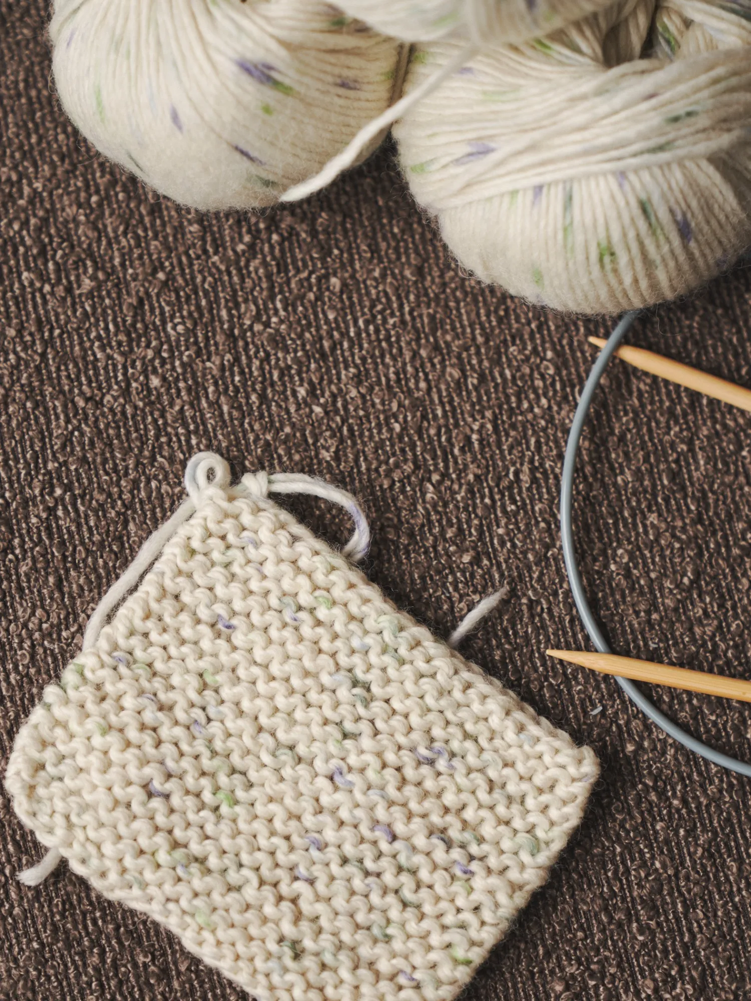 Hot Ullgarn Med Bambus Bomullsgarn