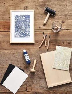 Online Utskjæringssett For Linoleumskunst Tilbehør Til Maling