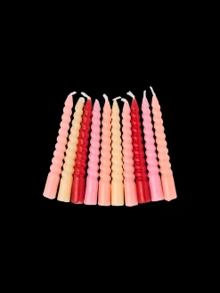 Hot Vridde Lys 10 Cm Lys|Koniske Lys